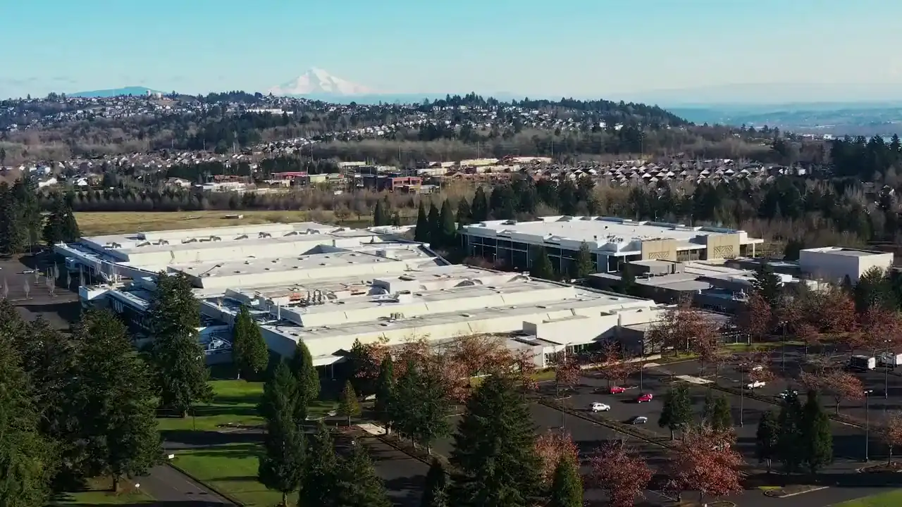 Industrial building exterior